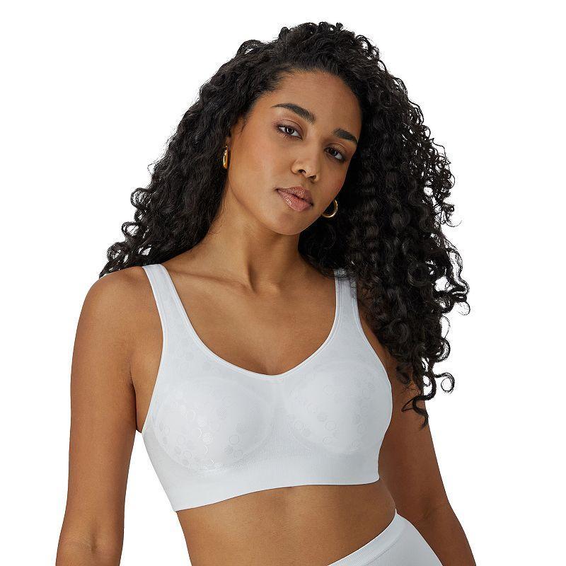 Bali Comfort Revolution ComfortFlex Fit Shaping Wireless Bra 3488, Womens Blue Dot Product Image