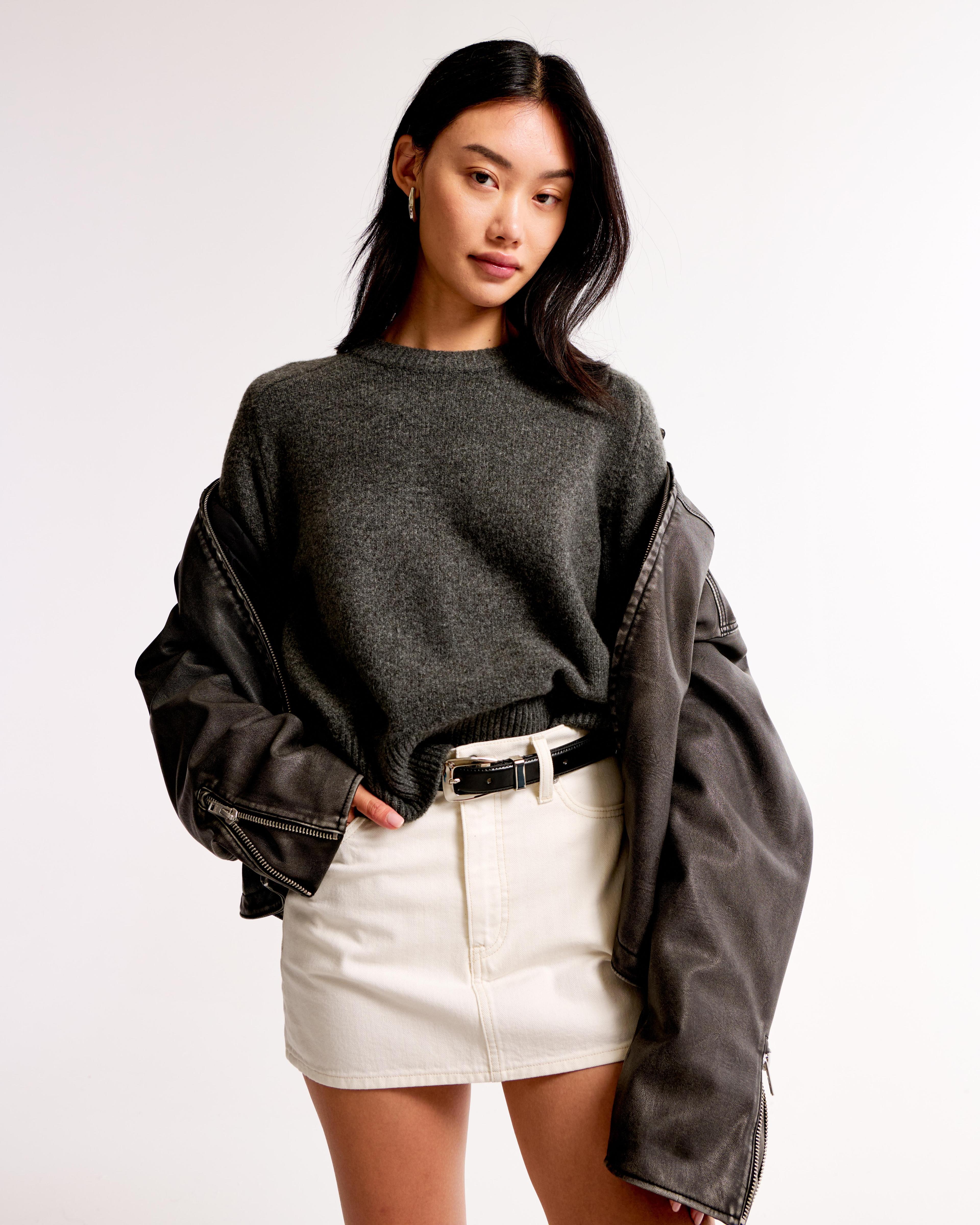 The A&F Madeline Crew Sweater Product Image