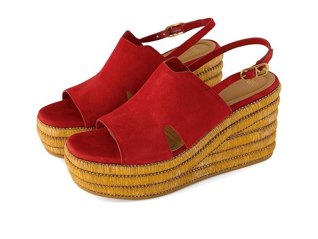 Franco Sarto Tamryn Slingback Espadrille Wedge (Cherry ) Women's Sandals Product Image