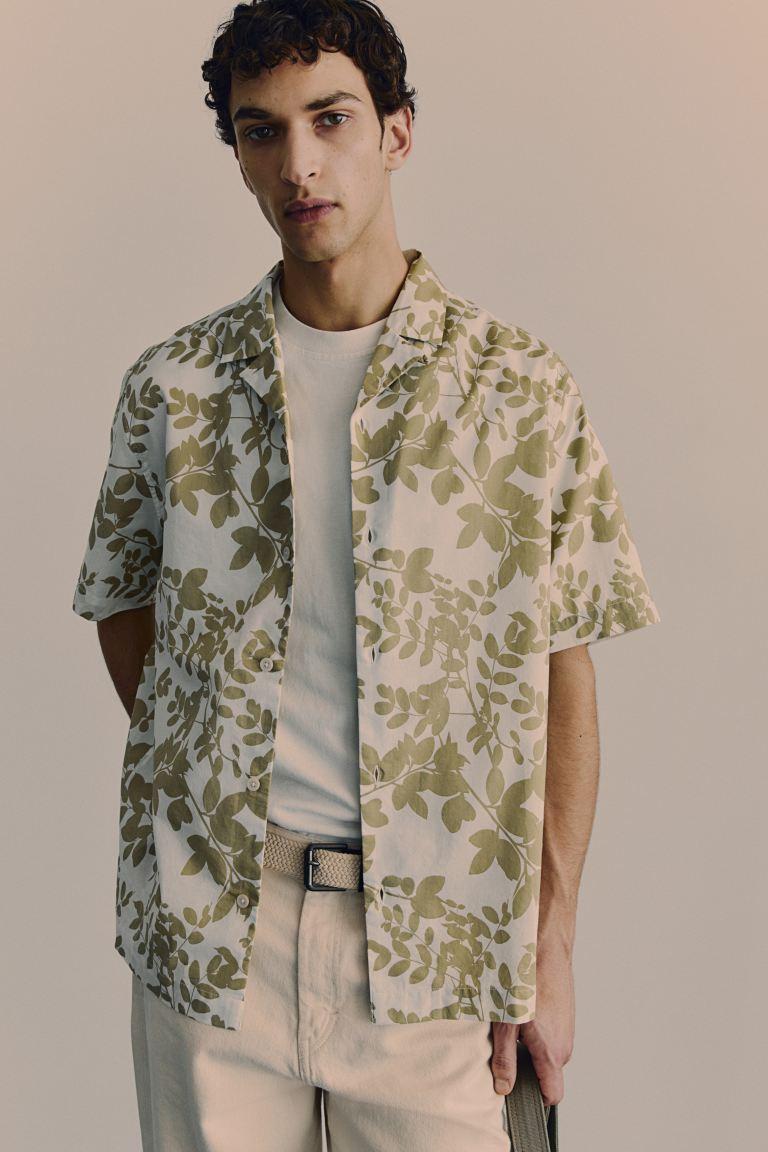 Regular Fit Printed Resort Shirt Product Image