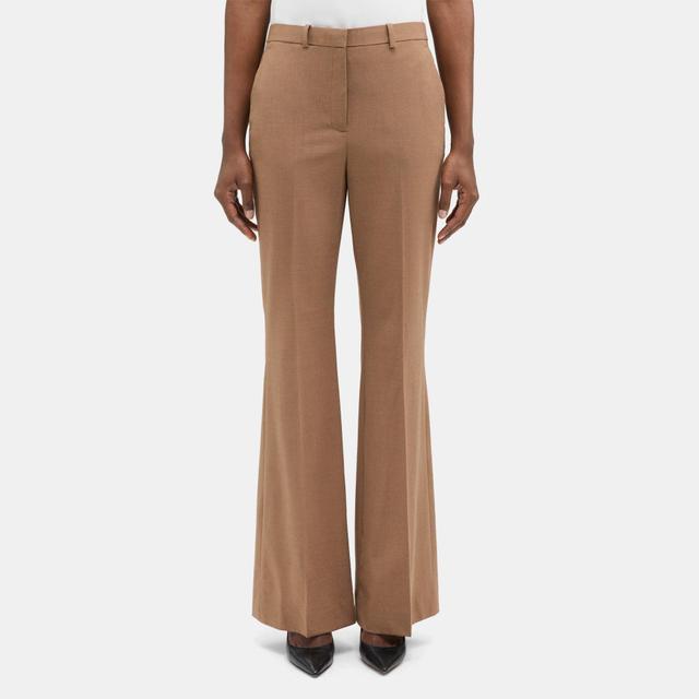 Sevona Stretch Wool High-Waist Flare Pant | Theory Outlet Product Image