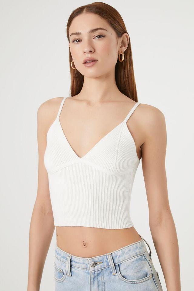 Sweater-Knit Ribbed Cami | Forever 21 Product Image