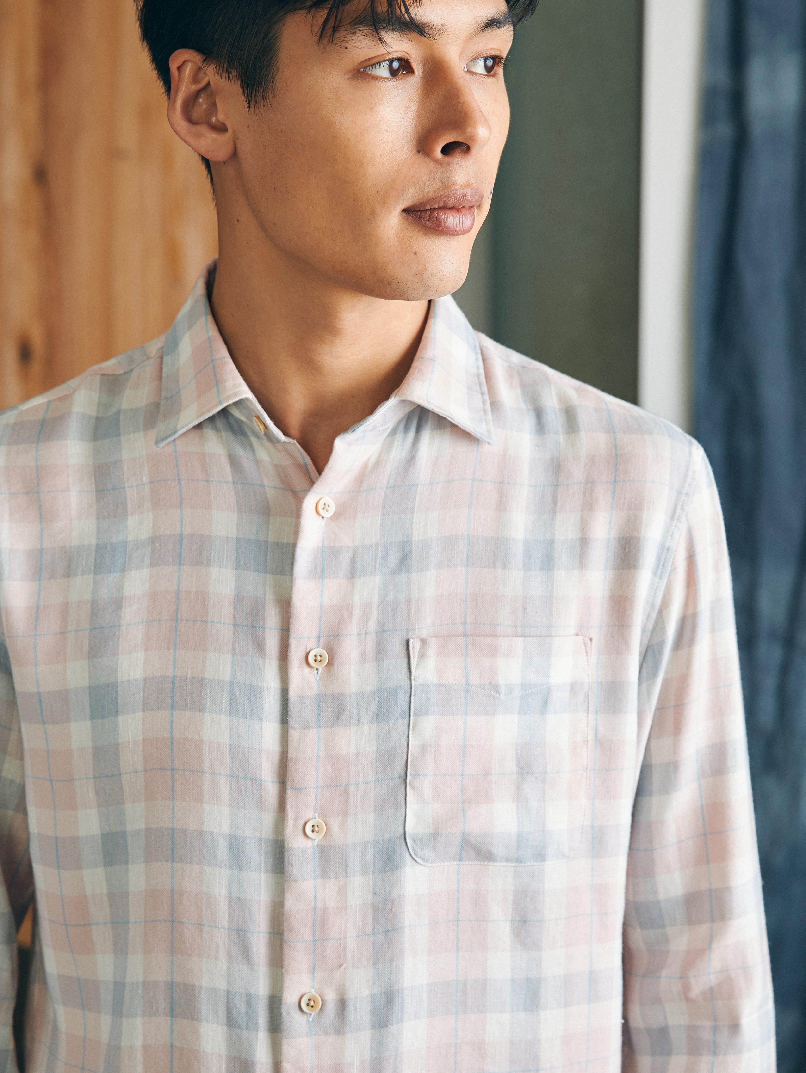 Weekend Blend Shirt - Mauve Field Plaid Product Image