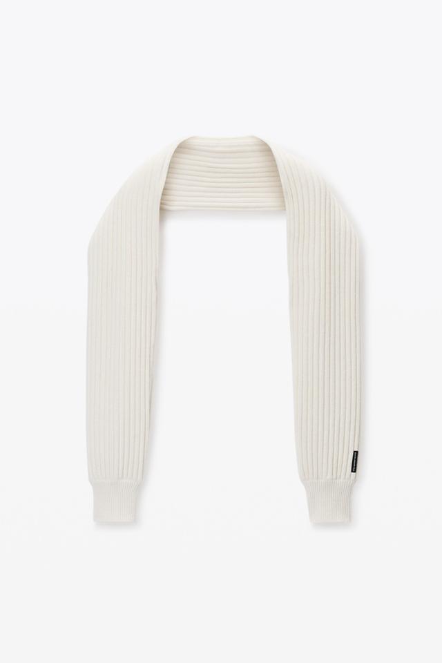 Hybrid Ribbed Scarf With Sleeves Product Image