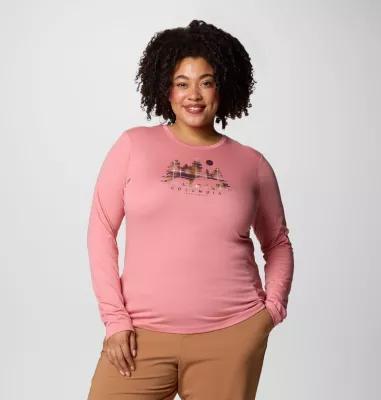 Columbia Women's Hidden Haven Long Sleeve T-Shirt - Plus Size- Product Image