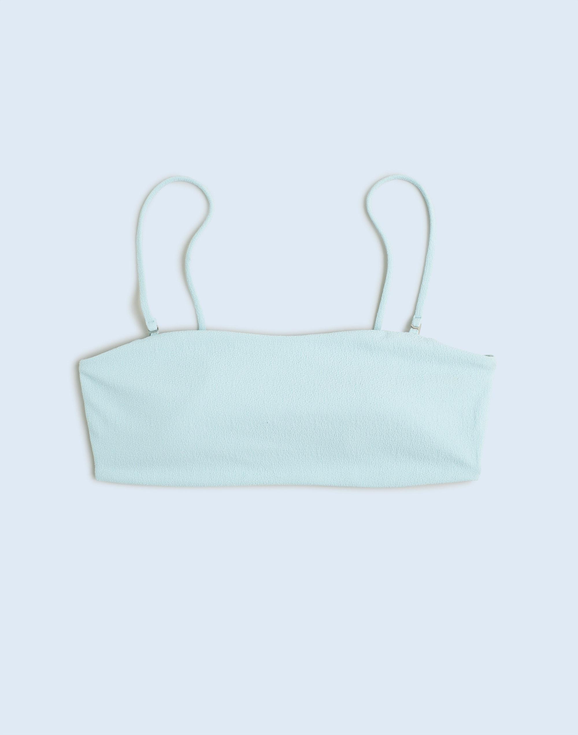 Spaghetti-Strap Bandeau Bikini Top Product Image