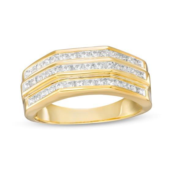 Men's 1 CT. T.w. Diamond Wedding Band in 10K Gold Product Image