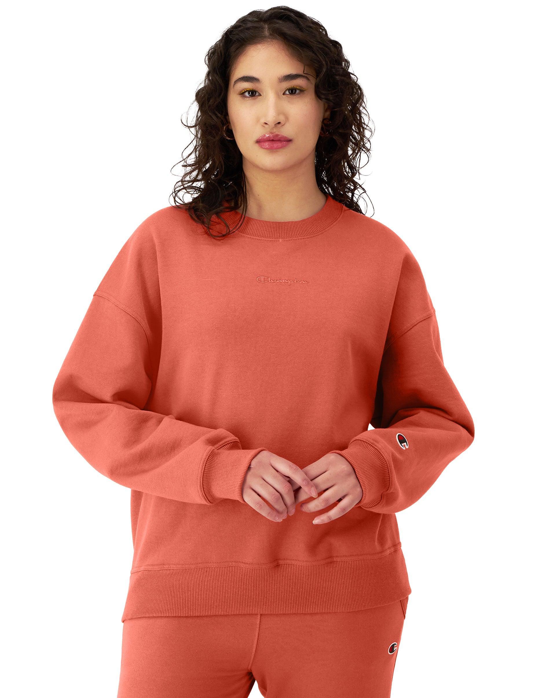 Champion Womens Powerblend Fleece Crewneck Sweatshirt Product Image