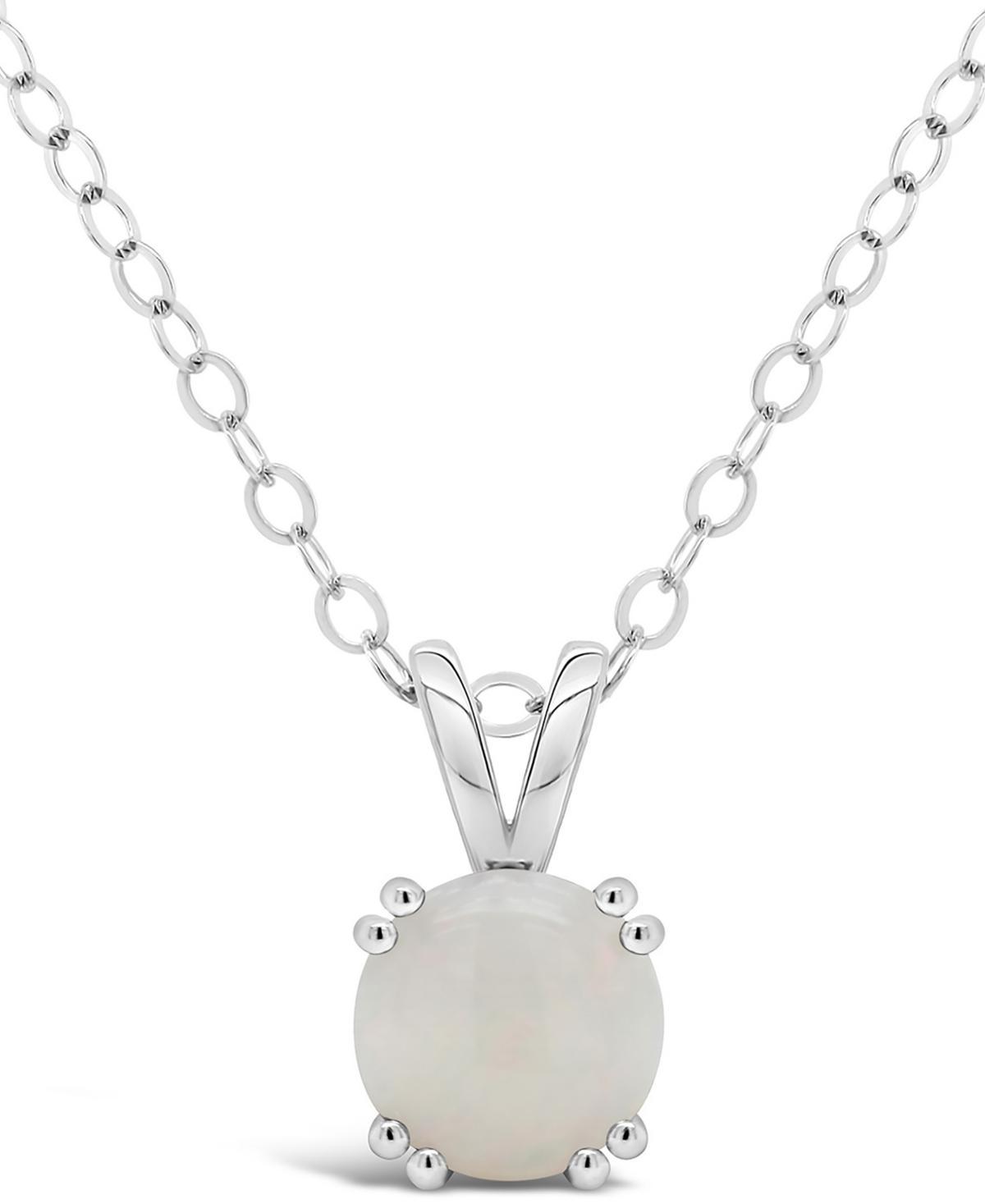 Gemstone Pendant Necklace in Sterling Silver Product Image