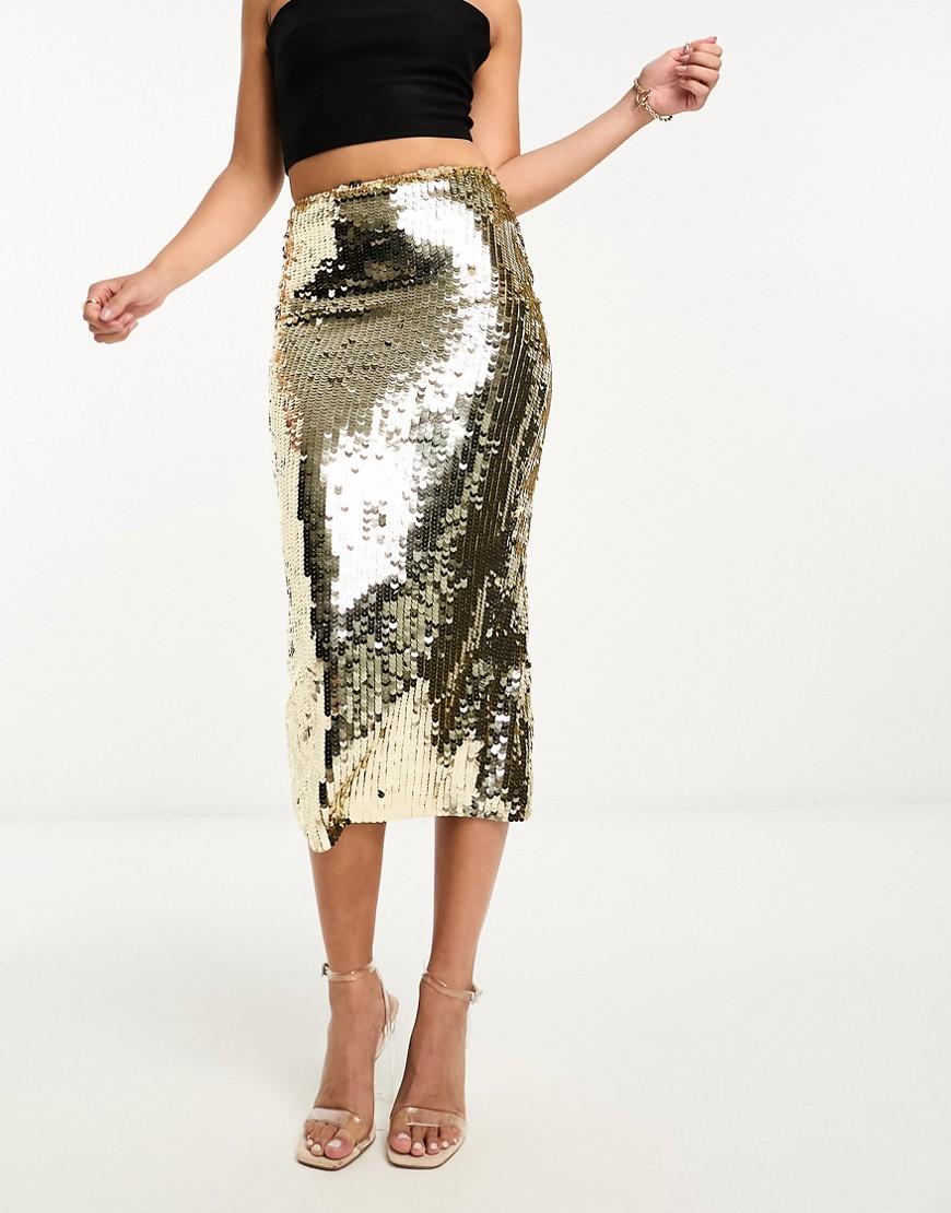 Starlet embellished midaxi skirt Product Image