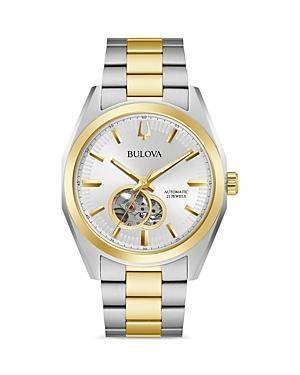 Bulova Mens Automatic Surveyor Stainless Steel Bracelet Watch 42mm Product Image