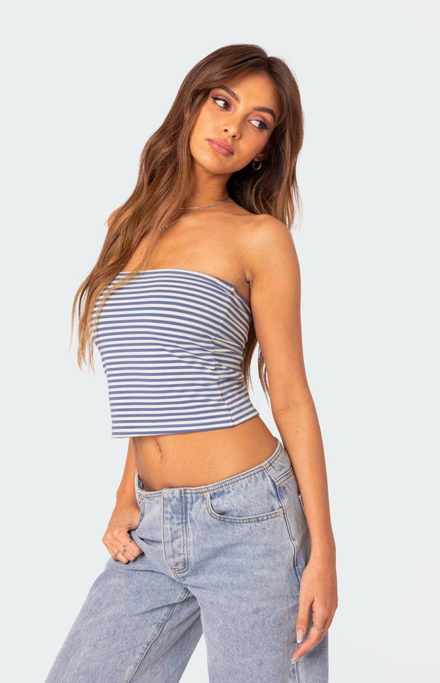 Edikted Women's Lilah Striped Tube Top Product Image