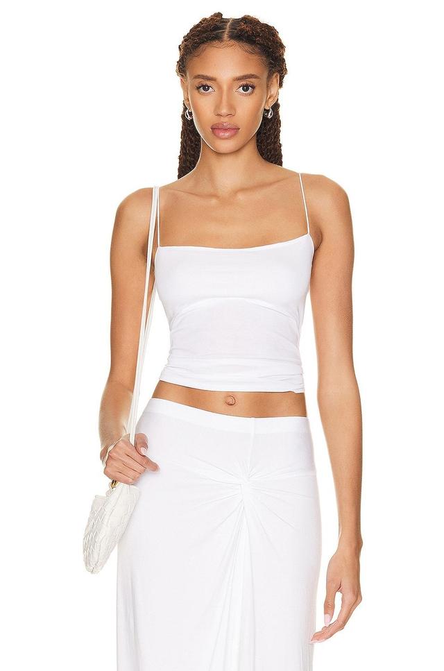 Womens Essential Cotton Strappy Tank Product Image