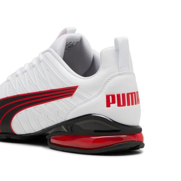 PUMA Voltaic Evo Fast Men's Running Shoes in White/Black/For All Time Red Product Image