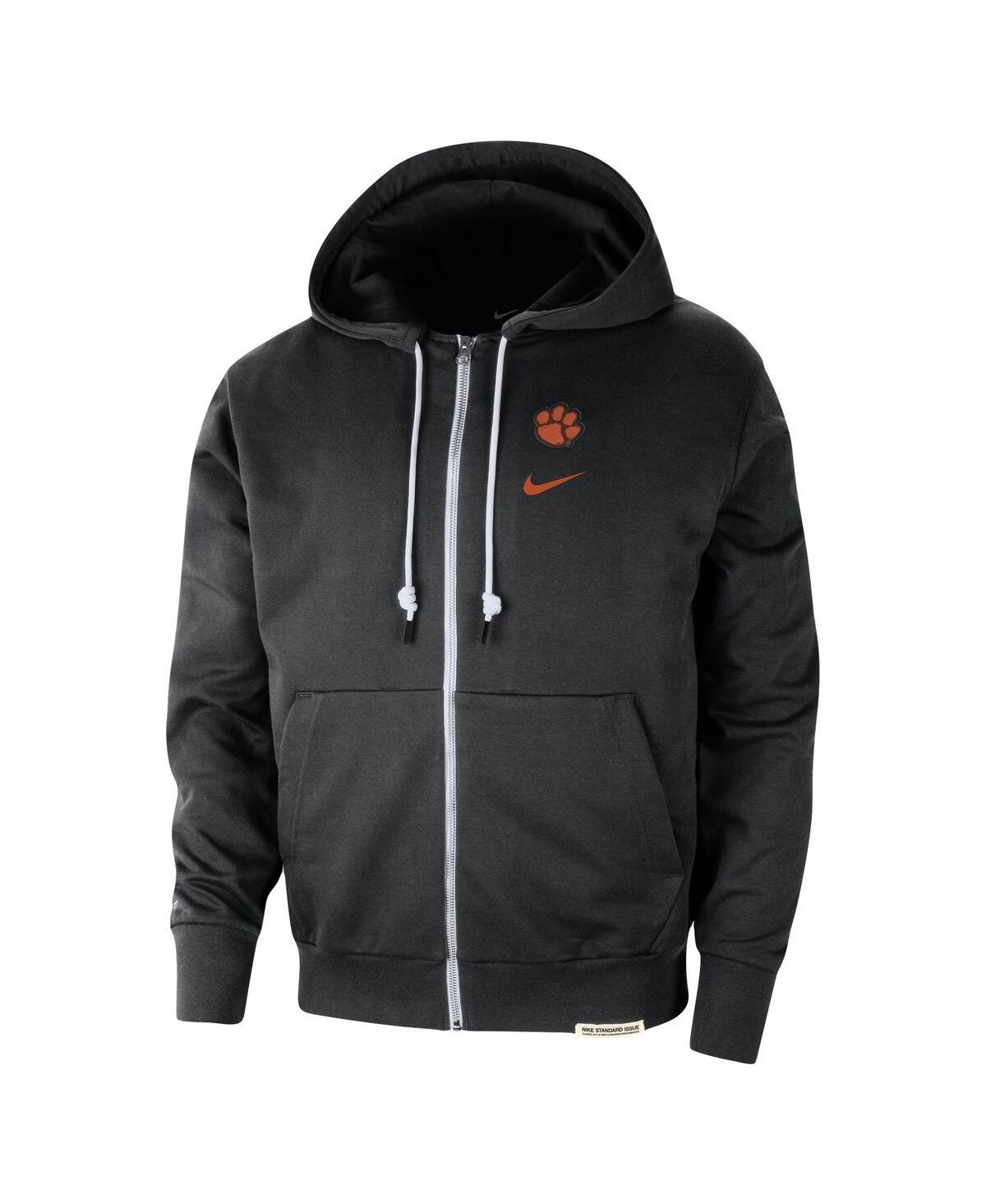 NIKE Men's  Black Clemson Tigers Standard Issue Player Performance Full-zip Hoodie Product Image