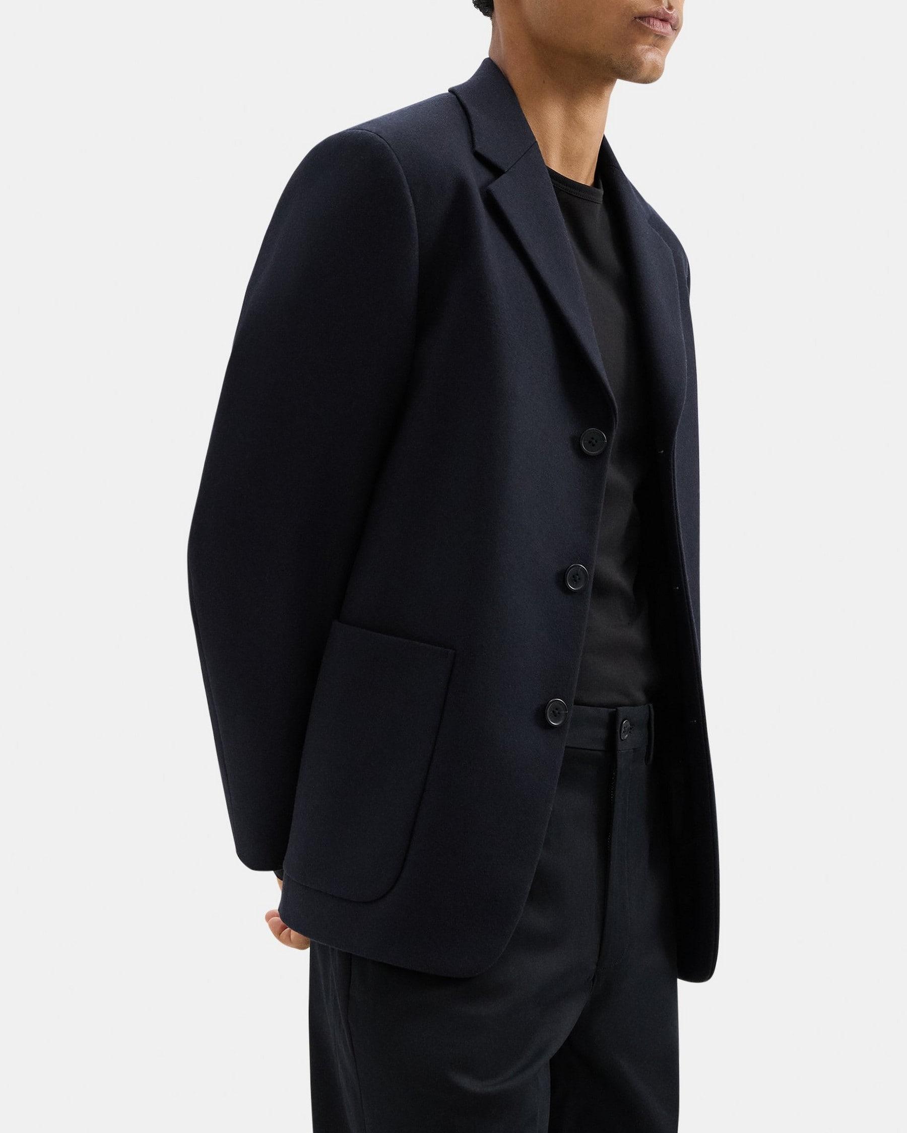 Overcoat Blazer in Wool Melton Product Image