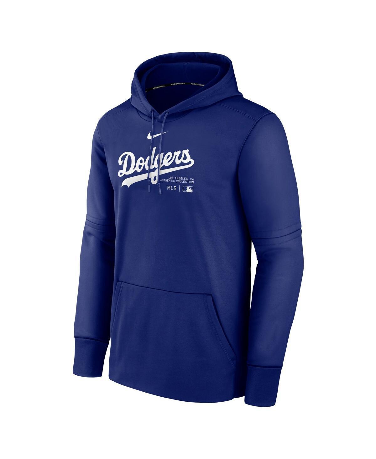 Nike Mens Royal Los Angeles Dodgers Authentic Collection Practice Performance Pullover Hoodie Drb Product Image