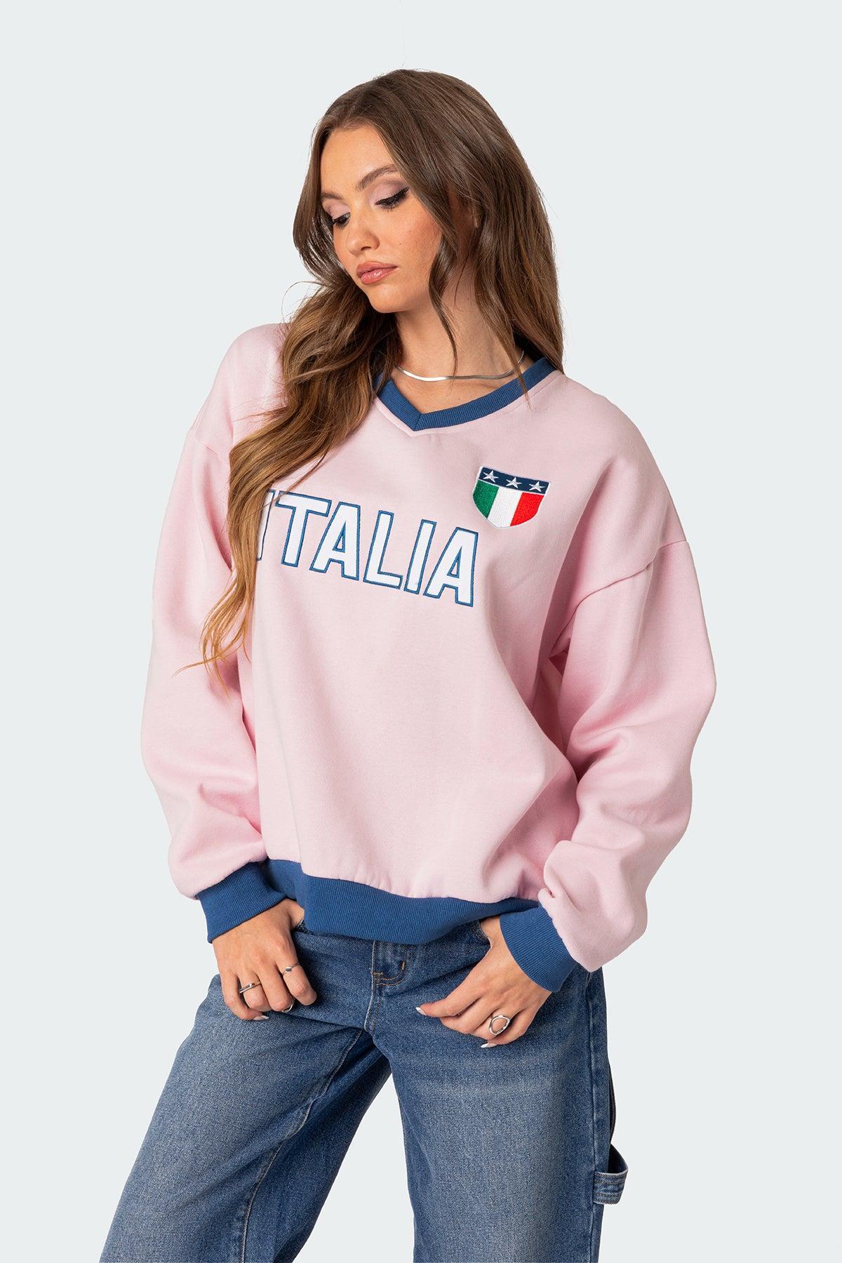 Italy Oversized Sweatshirt Product Image