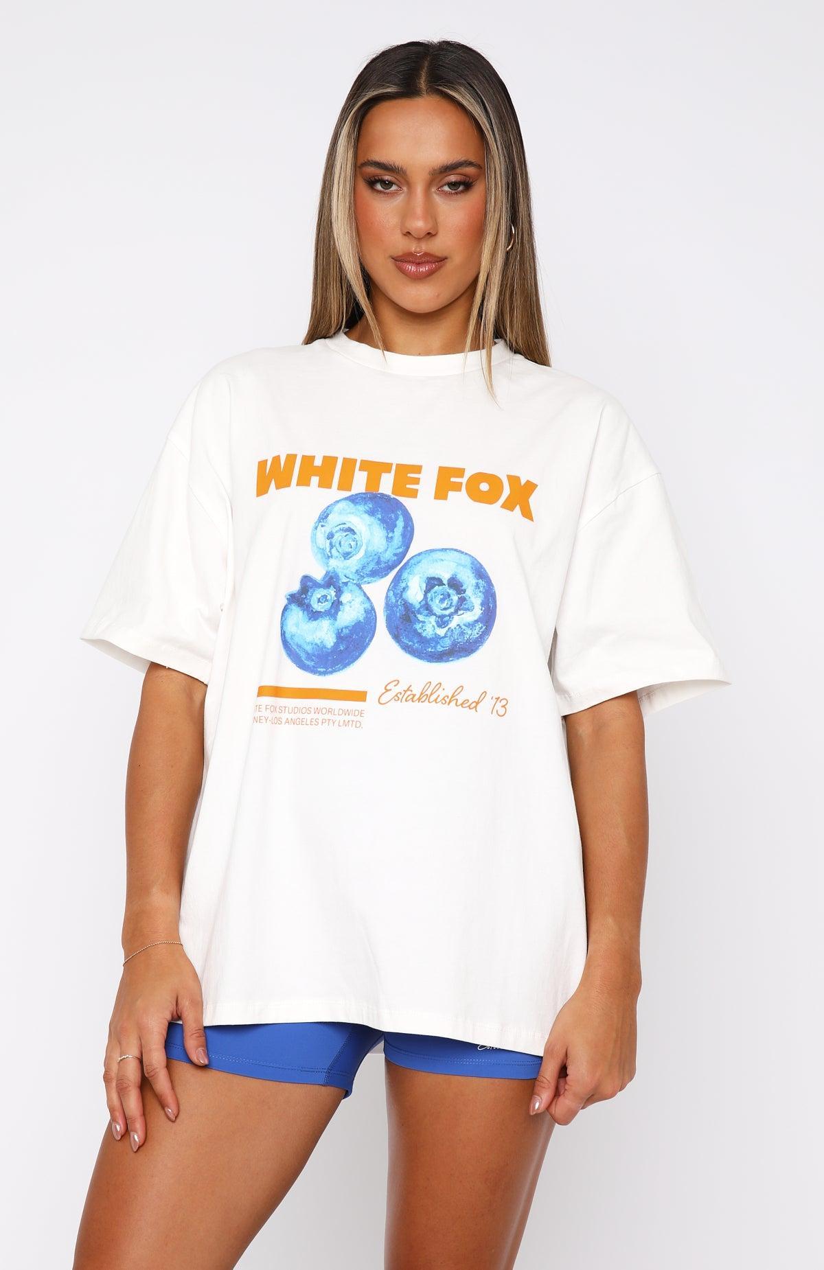 Summer Fun Oversized Tee White Product Image