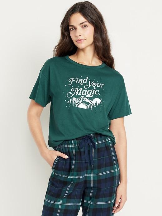 Matching Holiday-Graphic T-Shirt for Women Product Image