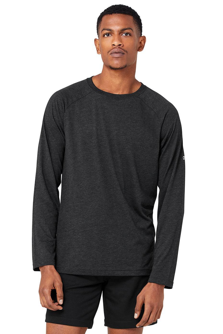 Triumph Long Sleeve Tee - Black Heather Product Image