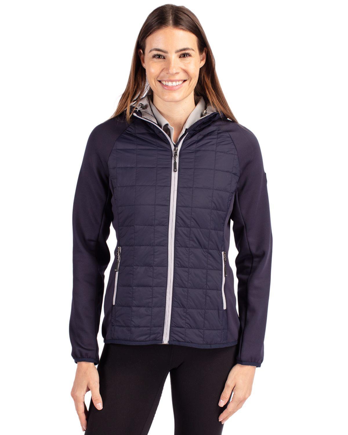 CutterBuck Womens Cutter & Buck Rainier Primaloft Eco Full Zip Hybrid Jacket Product Image