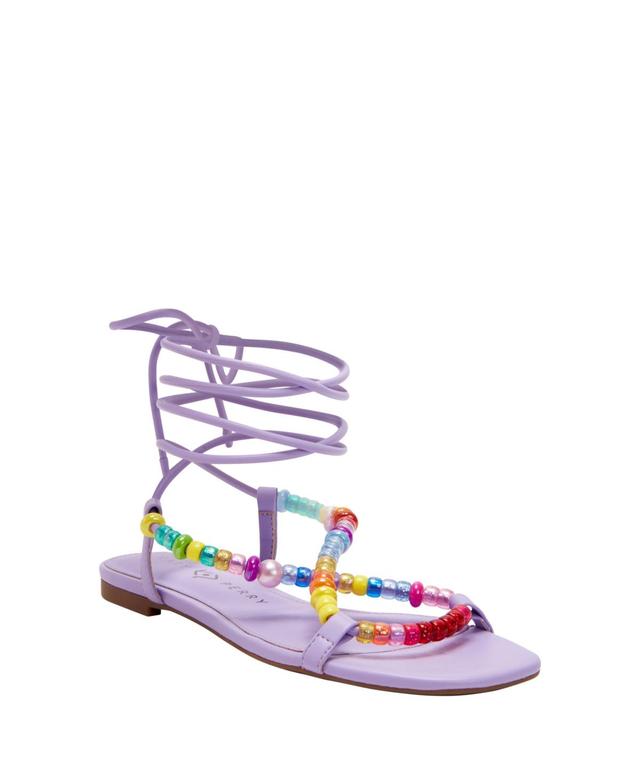 Katy Perry Womens The Halie Bead Lace-Up Sandals Product Image