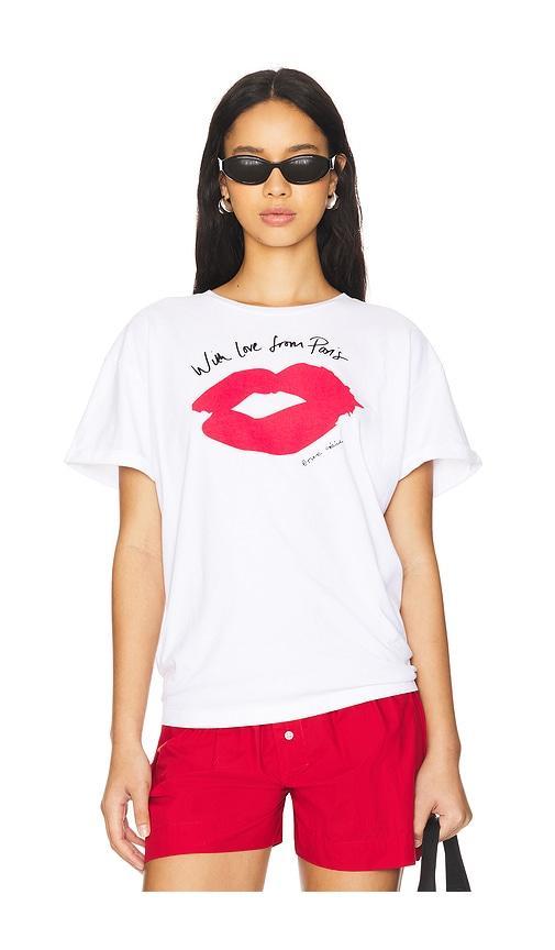 With Love From Paris Oversized Tshirt Product Image