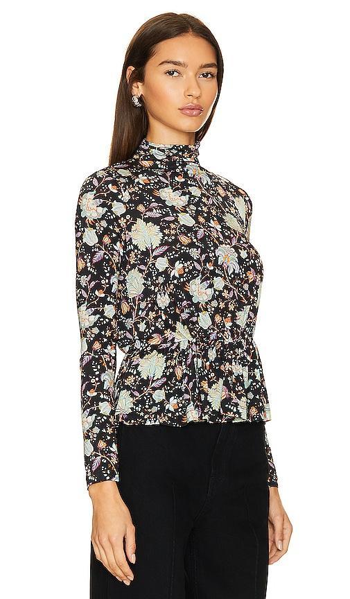 Ulla Johnson Nina Top in Navy. Product Image