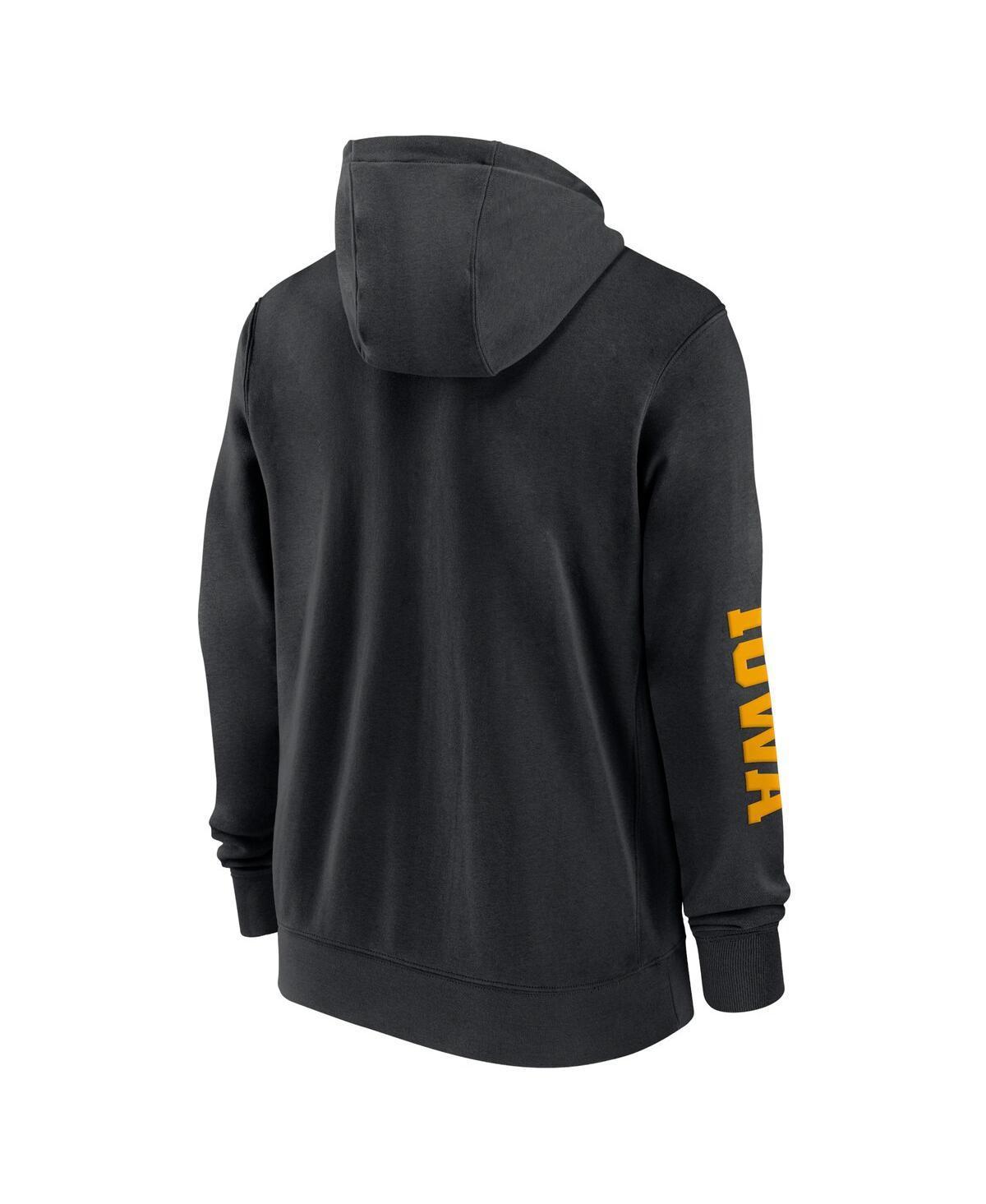 NIKE Iowa Hawkeyes Sideline Team Issue  Men's College Full-zip Hoodie In Black Product Image