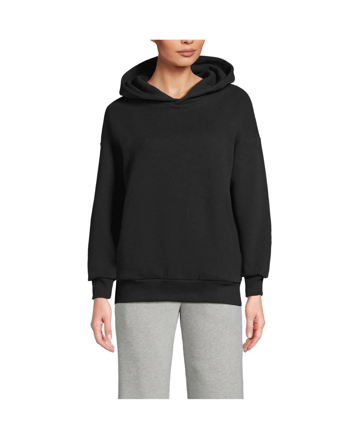 Womens Lands End Modern Fit Hooded Sweatshirt Product Image