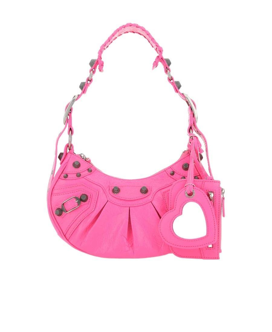 BALENCIAGA Le Cagole Xs Shoulder Bag In Pink & Purple Product Image