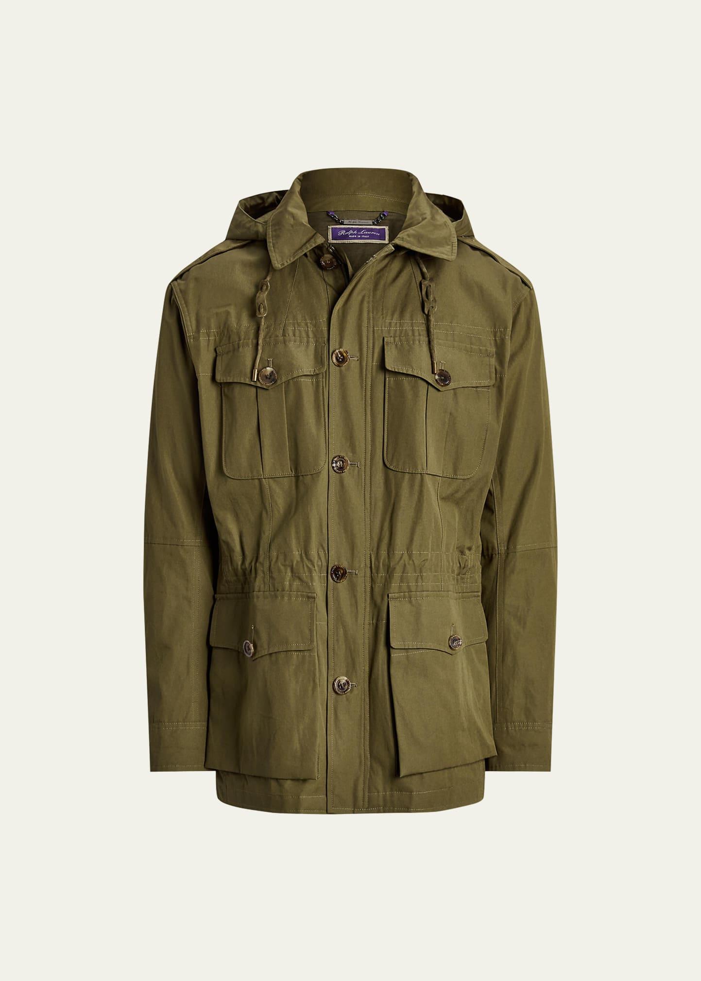 Mens Hartridge Cotton 4-Pocket Jacket Product Image