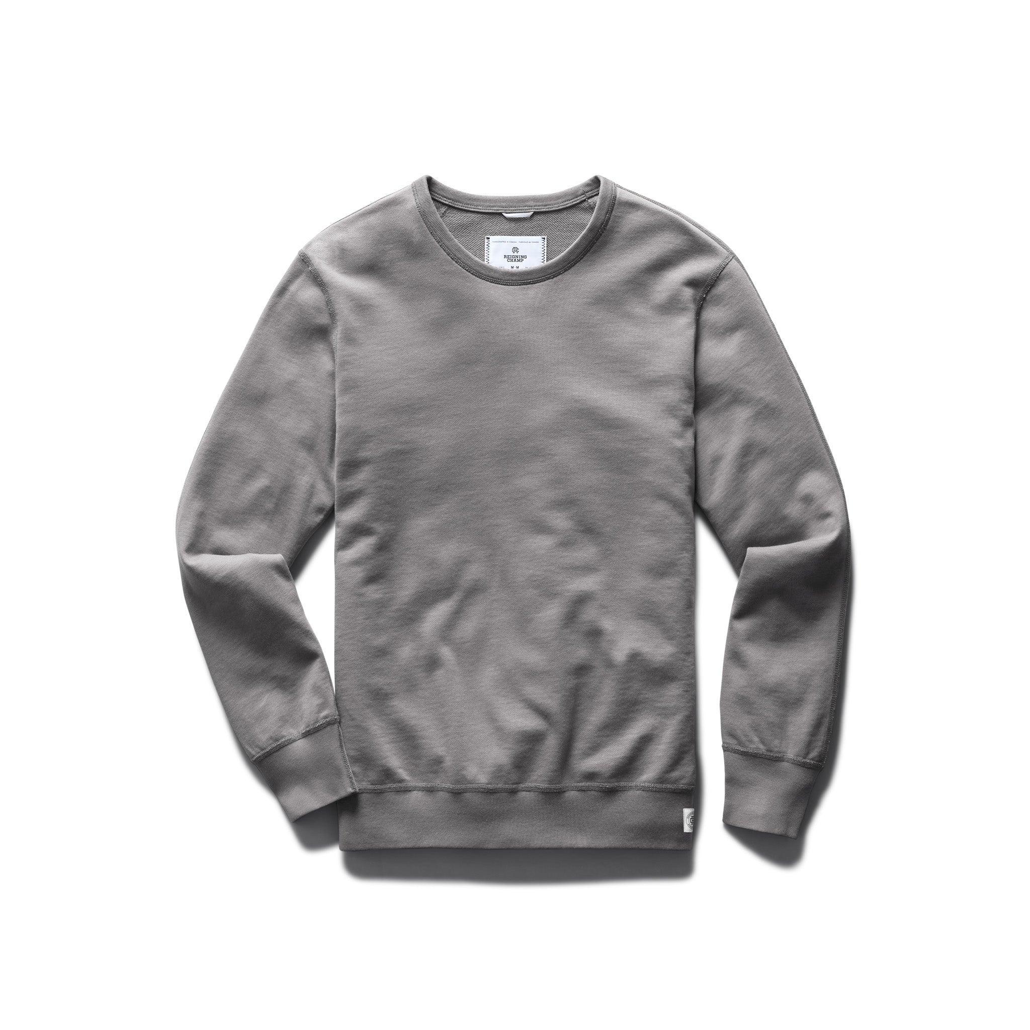 Lightweight Terry Slim Crewneck Male Product Image