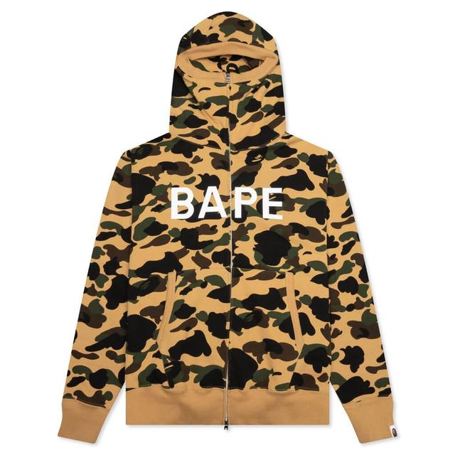 1st Camo Full Zip Hoodie - Yellow Male Product Image