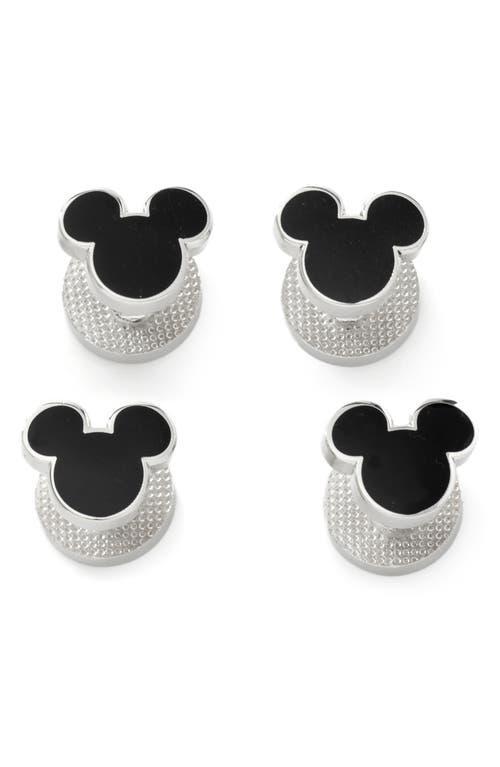 Disney Mens Mickey Mouse Silhouette Studs Set, Pack of 4 Product Image