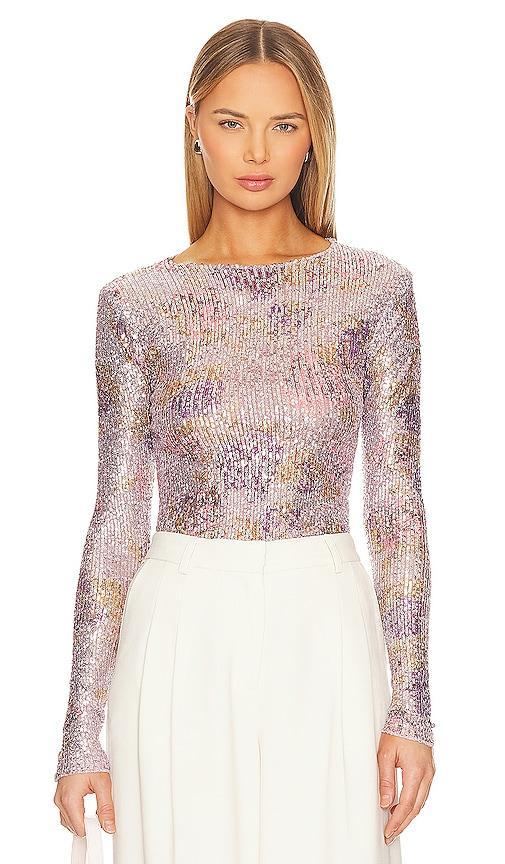 Free People Gold Rush Sequin Top Product Image