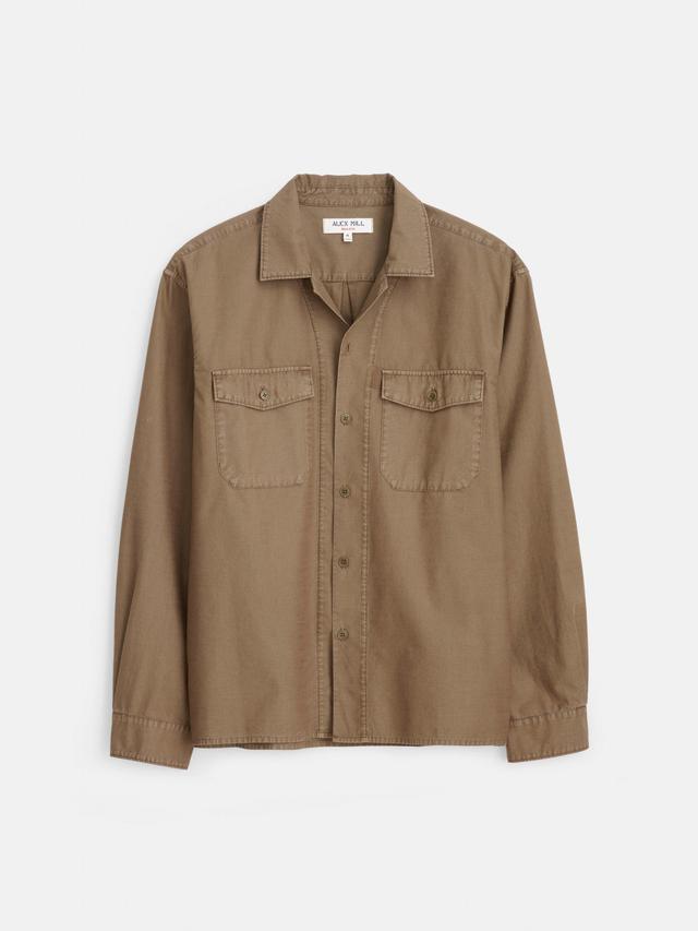 Field Shirt In Crosshatch Cotton Male Product Image