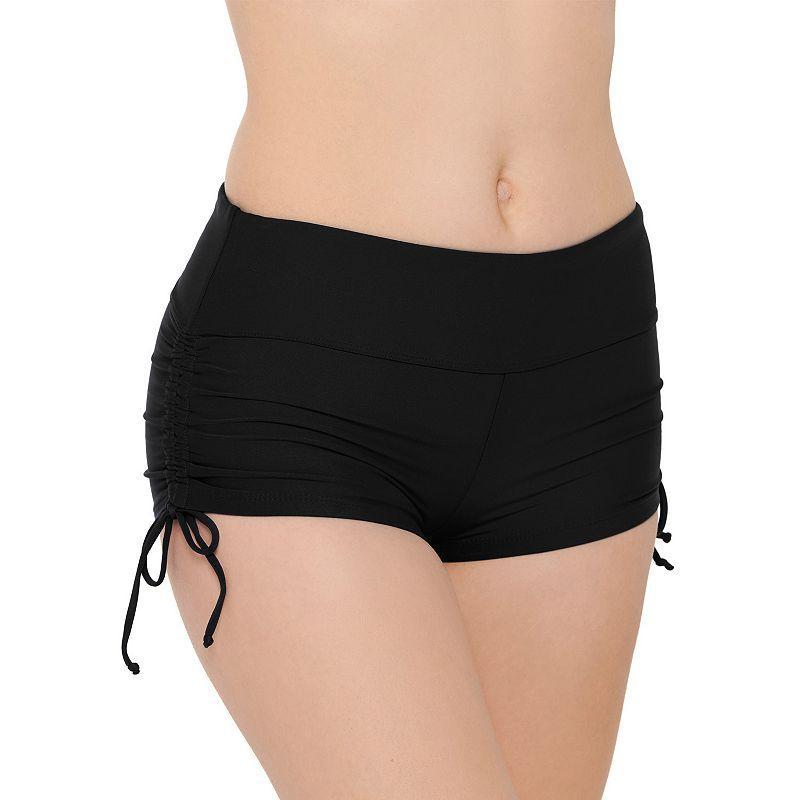 Womens Freshwater Side Shirred Swim Boyshorts Product Image