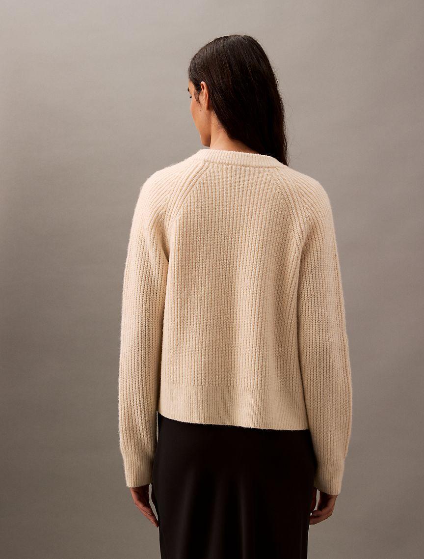 Ribbed Knit Cardigan Product Image