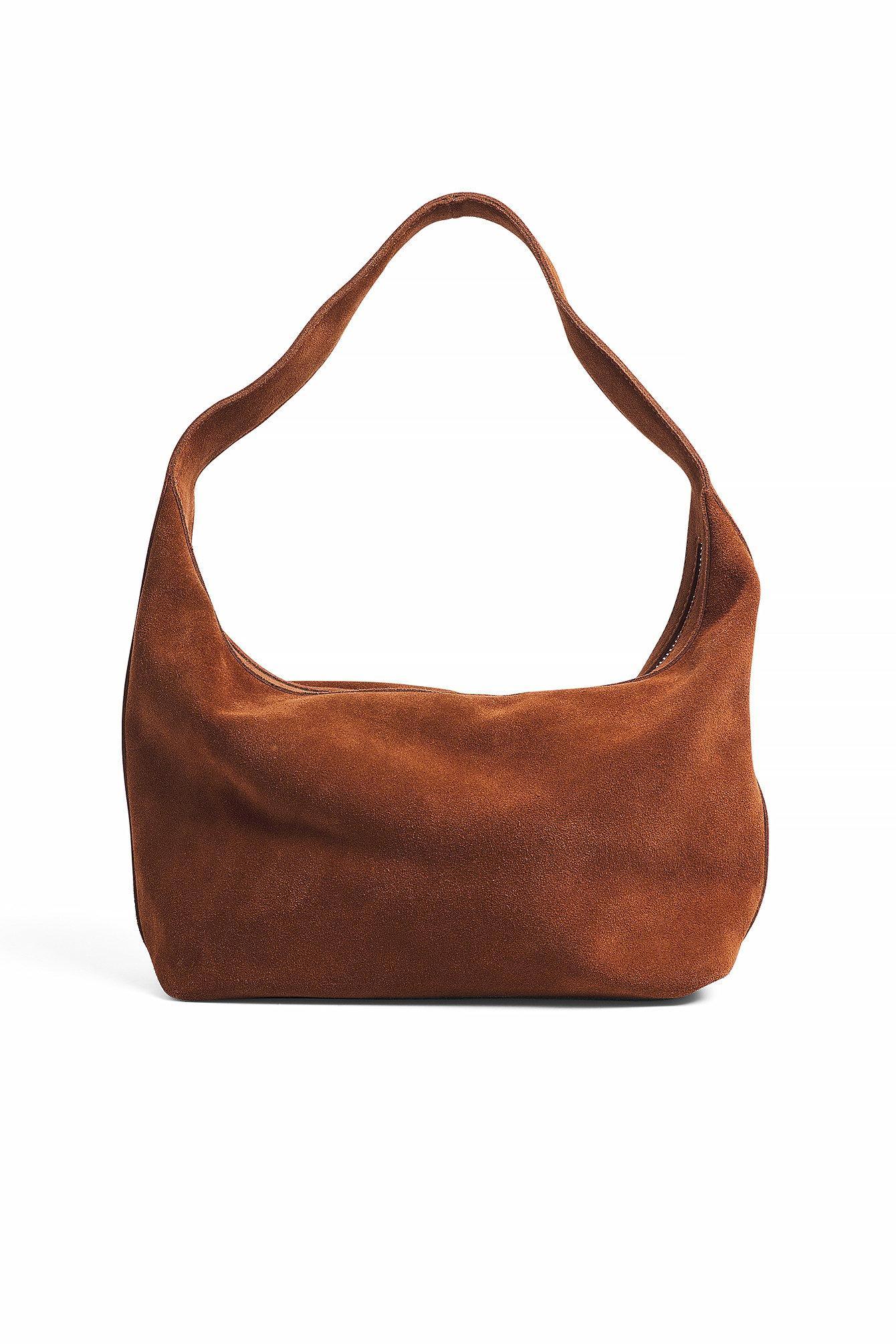 Boxy Suede Shoulder Bag Product Image