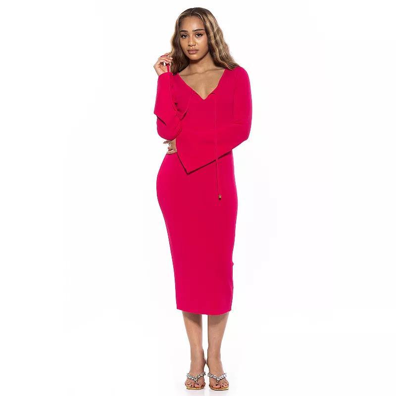 Womens ALEXIA ADMOR Akari Knit Midi Dress Product Image