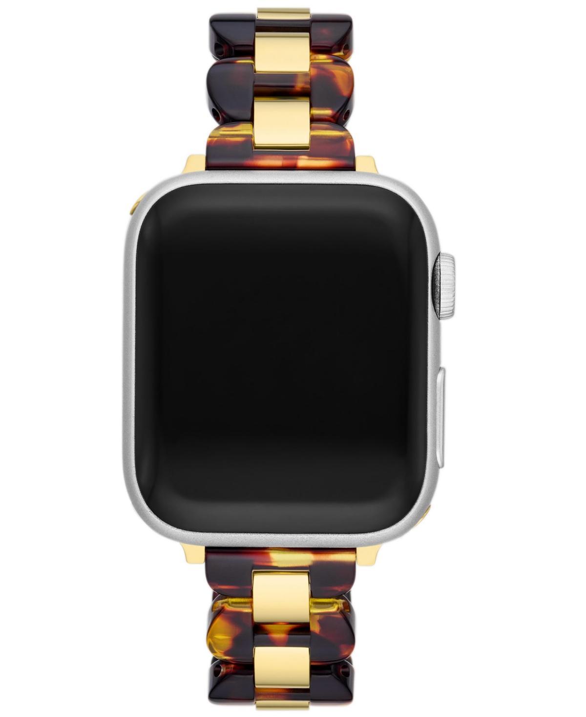 kate spade new york Apple Watch Gold Tone & Tortoise Scalloped Bracelet, 38mm-49mm Product Image