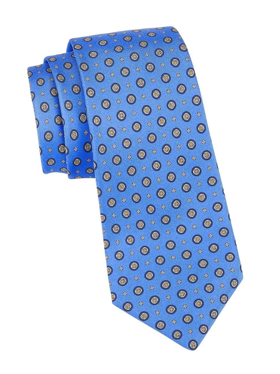 Mens Floral Silk Tie Product Image