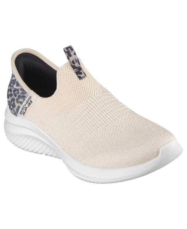 Skechers Womens Slip Ins Ultra Flex 3.0 Natural Step Slip On Walking Sneakers from Finish Line Product Image