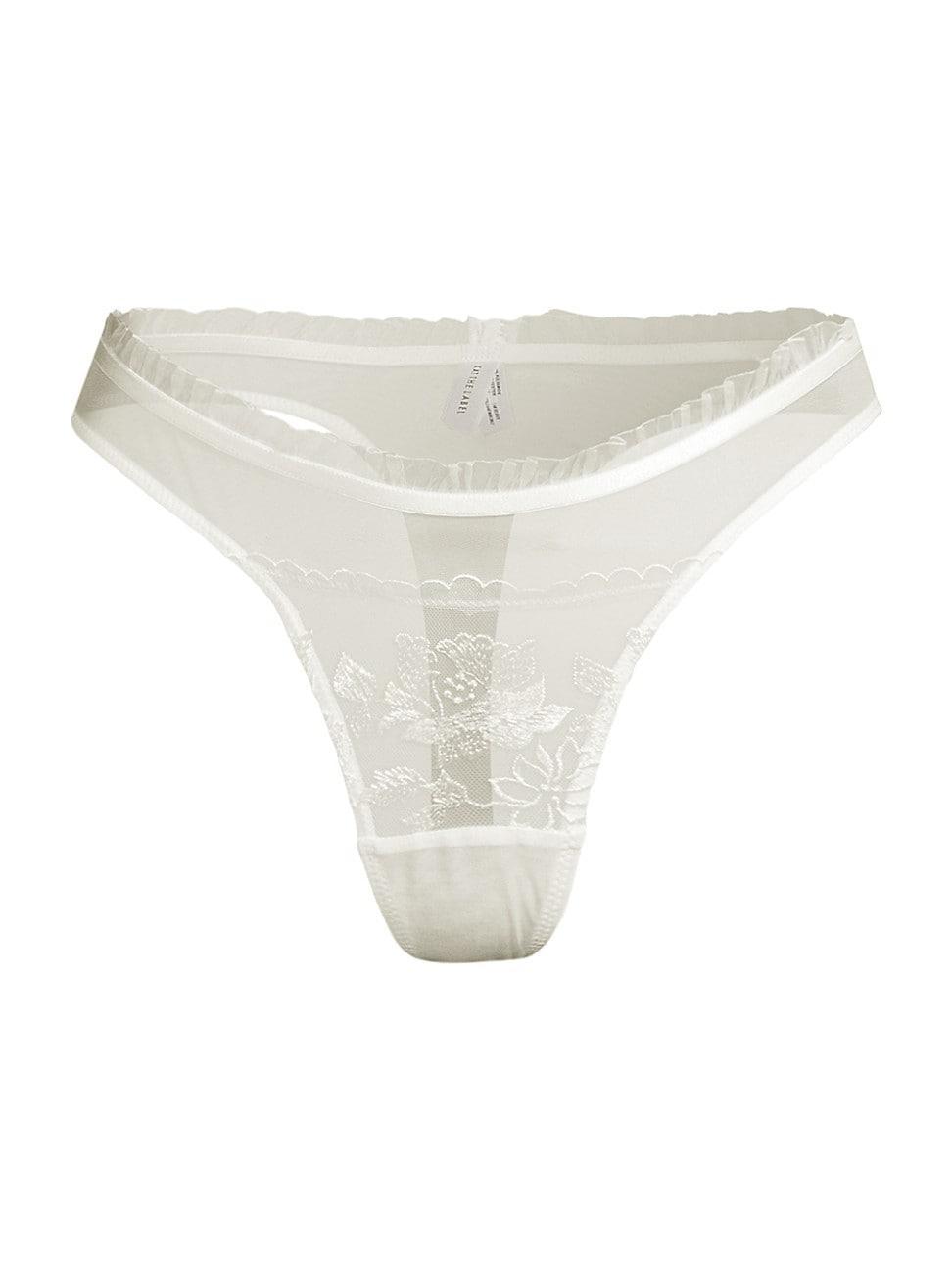 Womens Annabelle Lace Thong Product Image