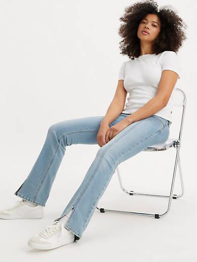 Seamed Superlow Bootcut Women's Jeans Product Image