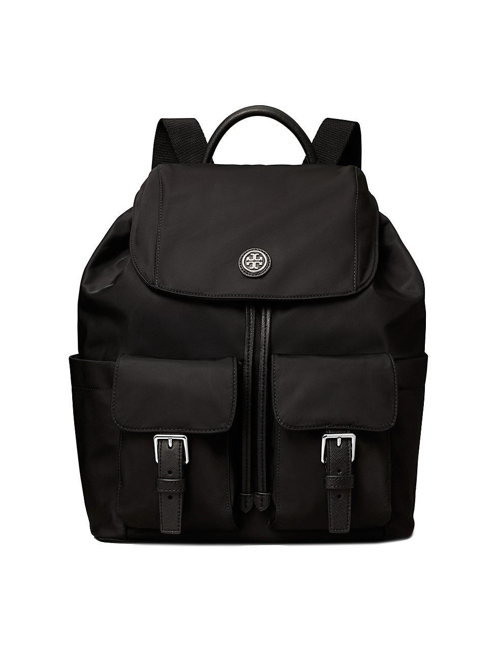 Womens Virginia Nylon Flap Backpack Product Image