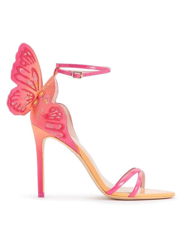 Womens Chiara 100MM Embroidered Butterfly Sandals Product Image