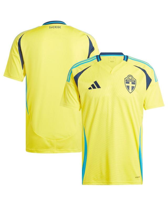 Mens adidas Sweden 2024 Home Soccer Jersey Product Image